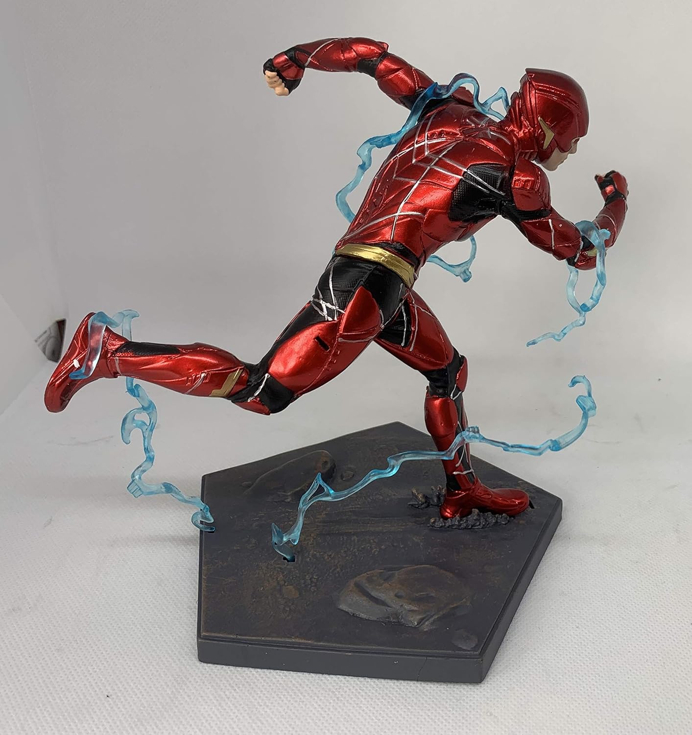 DC Comics Art Studios The Flash 1:10 Scale Action Figurine With Lightening Strikes Complete On The Stand - Former Shop Counter Display Figurine