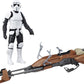 Star Wars The Return Of The Jedi 12 Inch Biker Scout With Speeder Bike Action Figure Set - Brand New Factory Sealed Shop Stock Room Find