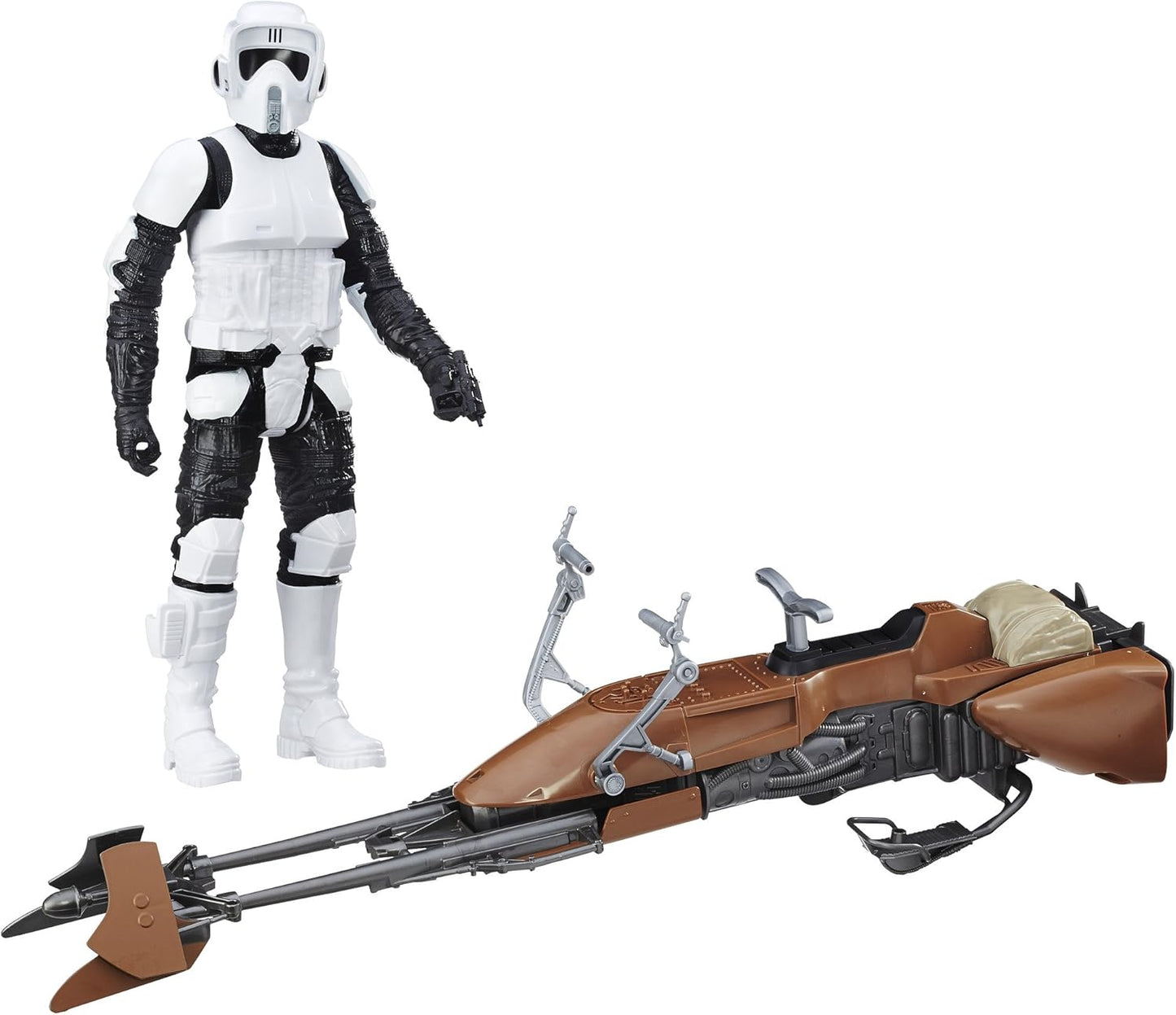 Star Wars The Return Of The Jedi 12 Inch Biker Scout With Speeder Bike Action Figure Set - Brand New Factory Sealed Shop Stock Room Find