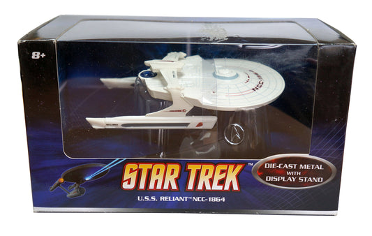 Vintage 2009 Star Trek Hot Wheels USS Reliant NCC-1864 Diecast Replica Star Ship Model. Brand New Factory Sealed Shop Stock Room Find