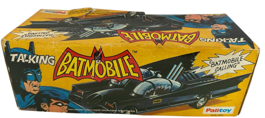 Vintage Palitoy 1977 Batman Electronic Talking Batmobile Car Battery Operated Fully Working & Complete In The Original Box