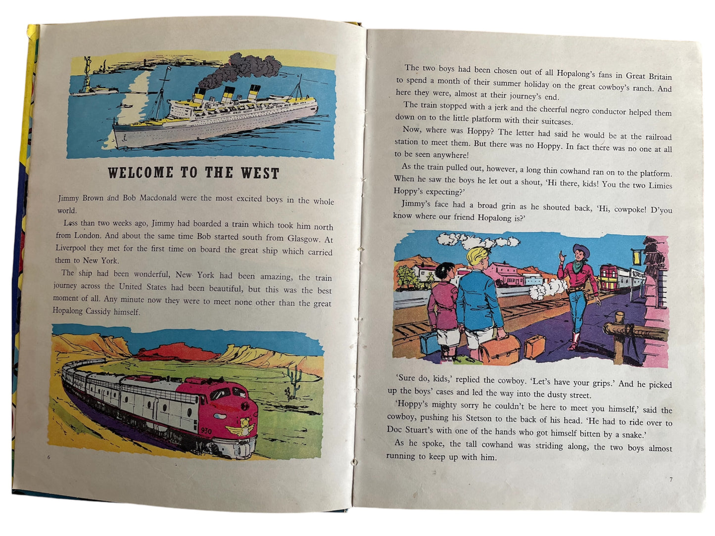 Vintage Hopalong Cassidy Stories No. 3 Annual from 1955