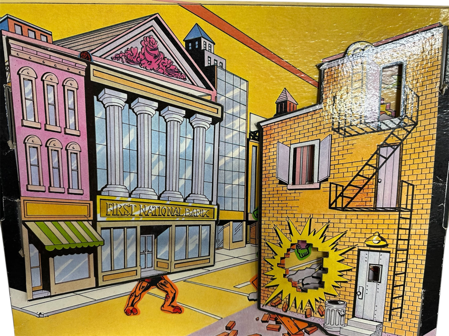 Vintage 1979 Marvels Colorforms Play Set - The Amazing Spiderman And The Incredible Hulk - Very Good Condition In The Original Box