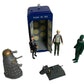 Vintage Dapol 1987 Doctor Dr Who Limited Edition 4" Action Play Set With 7th Doctor, K-9, Dalek, Ice Warrior & Ace Figures - Former Shop Display Set
