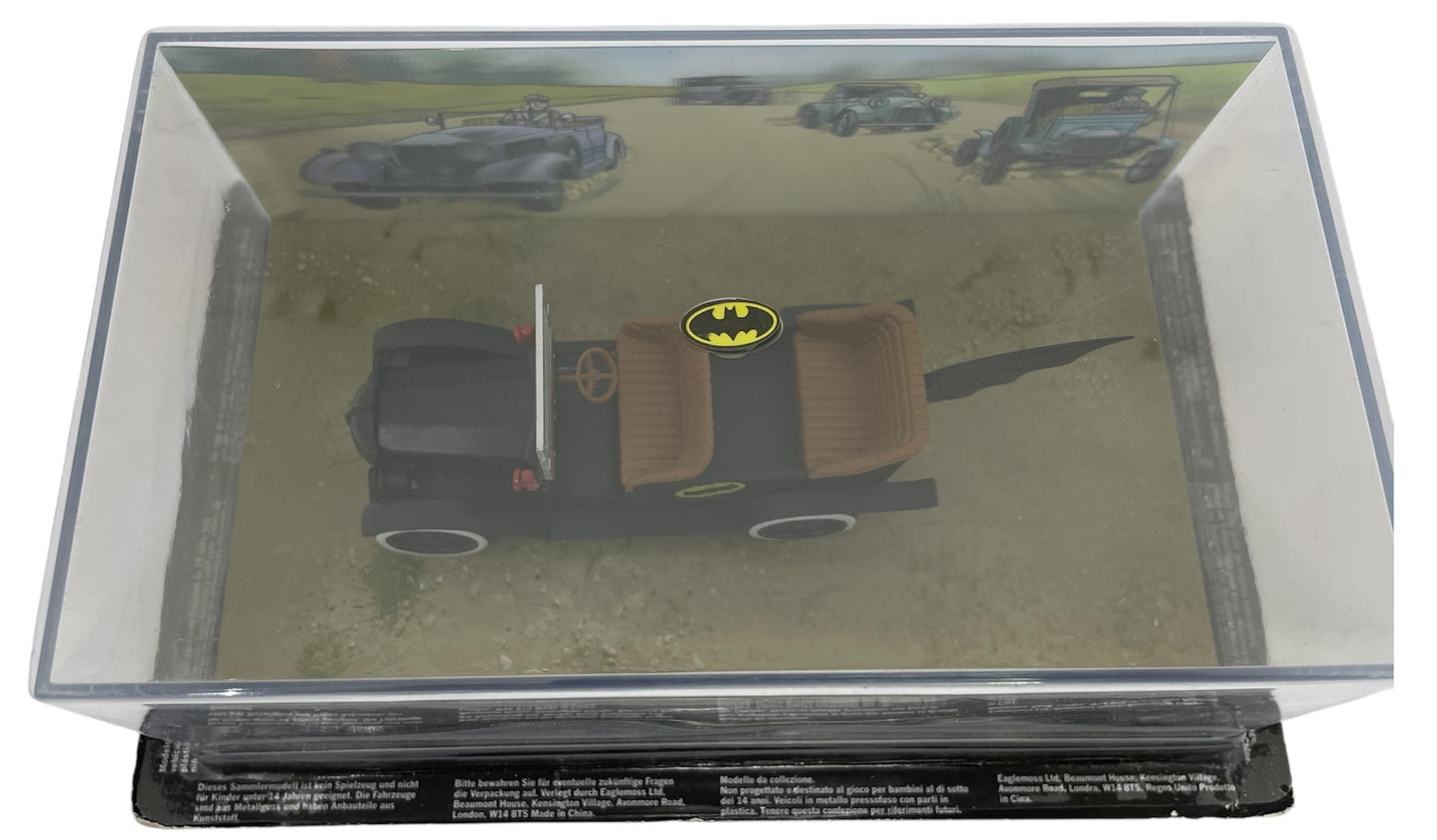 Batman Automobilia - The Definitive Collection Of Batman Vehicles - No. 26 The Detective Comics No. 219 Die-cast Open Top Batmobile In Display Case - Shop Stock Room Find