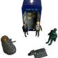 Vintage Dapol 1987 Doctor Dr Who Limited Edition 4" Action Play Set With 7th Doctor, K-9, Dalek, Ice Warrior & Ace Figures - Former Shop Display Set
