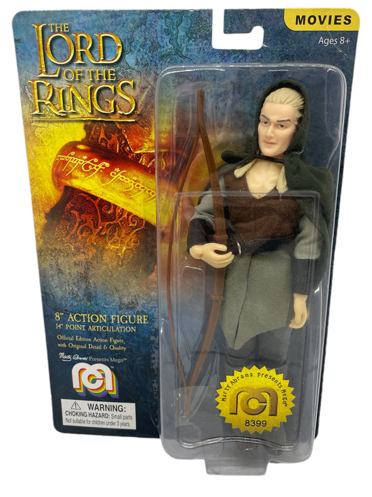 Marty Abrams Presents Mego Corporation Lord Of The Rings Legolas 8 Inch Fully Articulated Action Figure - Brand New Factory Sealed