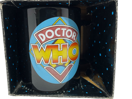 Vintage Downpace 1994 Doctor Dr Who The Diamond Logo Ceramic Mug - Brand New Shop Stock Room Find.