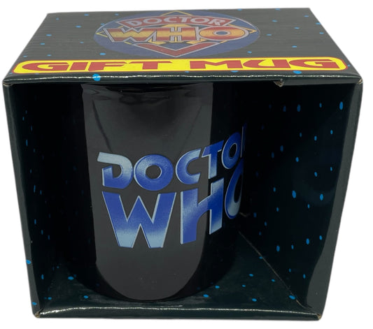 Vintage Downpace 1996 Doctor Dr Who The Movie Logo Ceramic Mug - Brand New Shop Stock Room Find