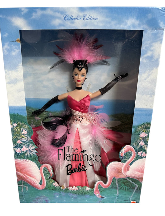 Vintage 1998 Birds Of A Feather Collection - The Flamingo Barbie - Limited Edition 12 Inch Collectors Edition Doll - Brand New Factory Sealed Shop Stock Room Find