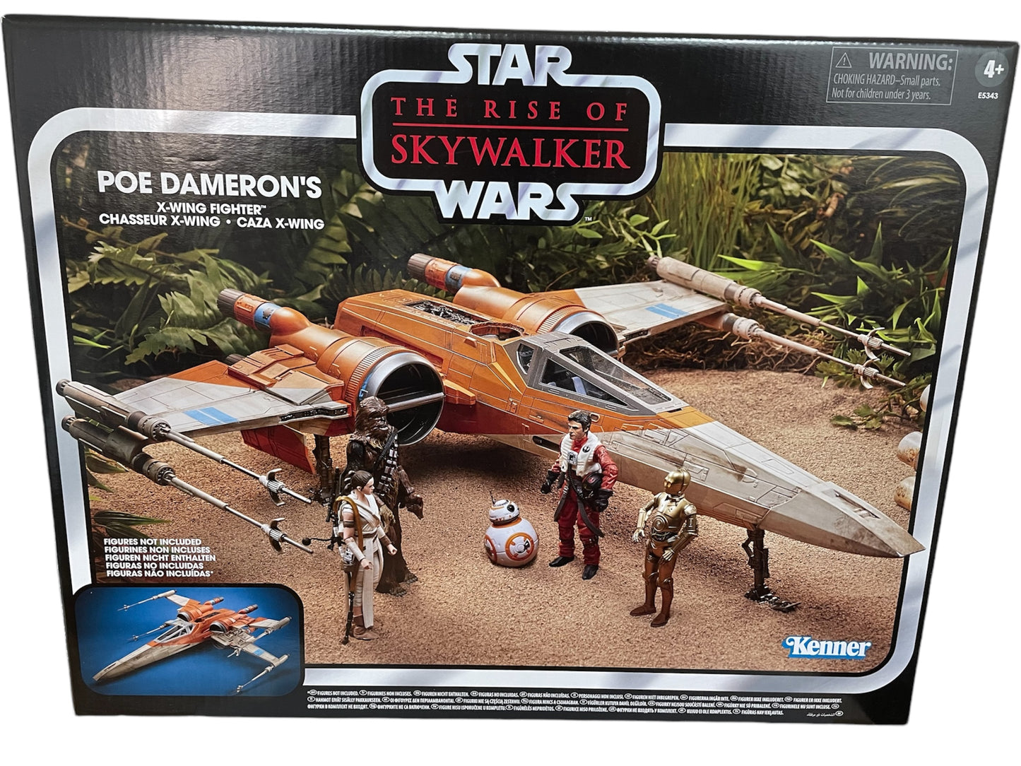 Star Wars 2019 - The Vintage Collection - The Rise Of Skywalker - Poe Dameron X-Wing Fighter Vehicle - New In Sealed Box