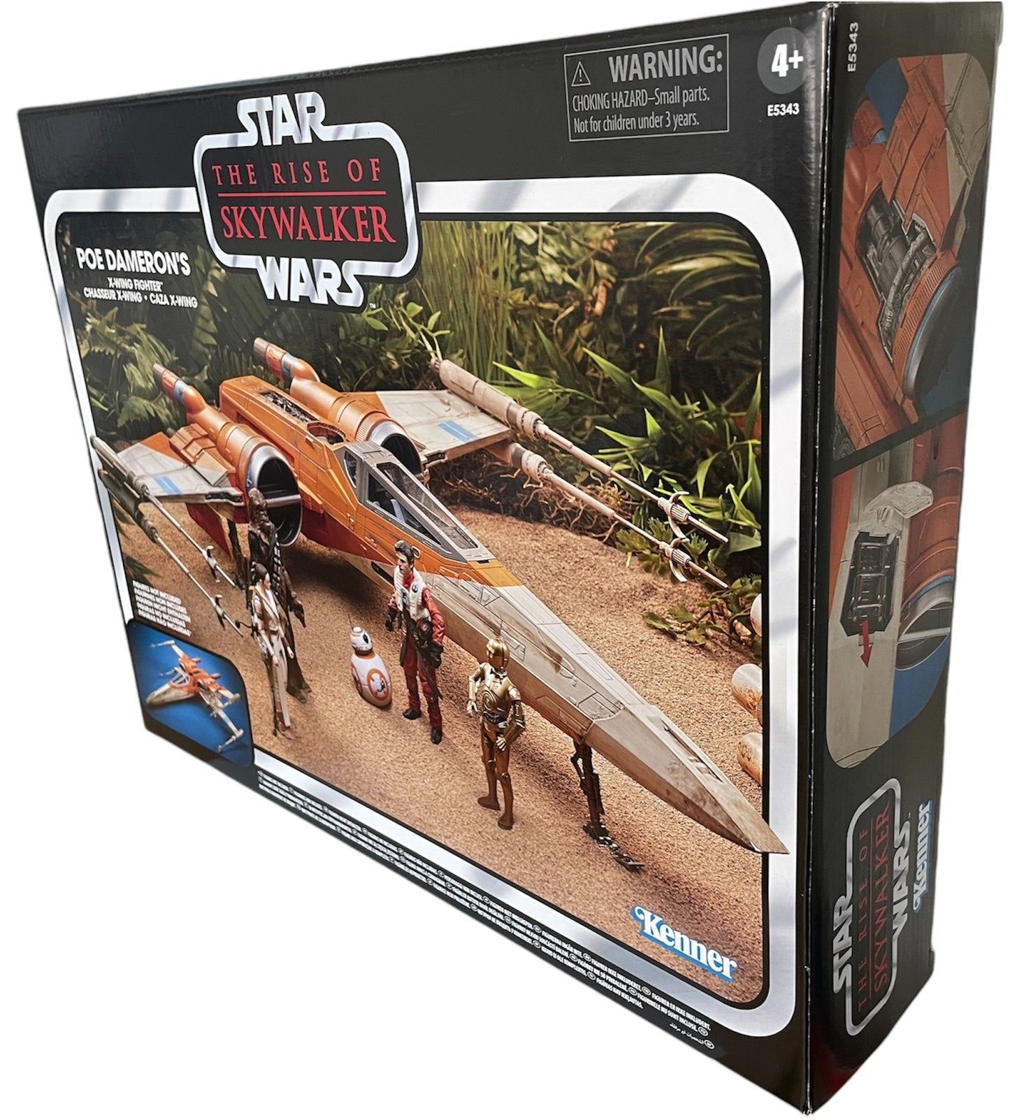 Star Wars 2019 - The Vintage Collection - The Rise Of Skywalker - Poe Dameron X-Wing Fighter Vehicle - New In Sealed Box