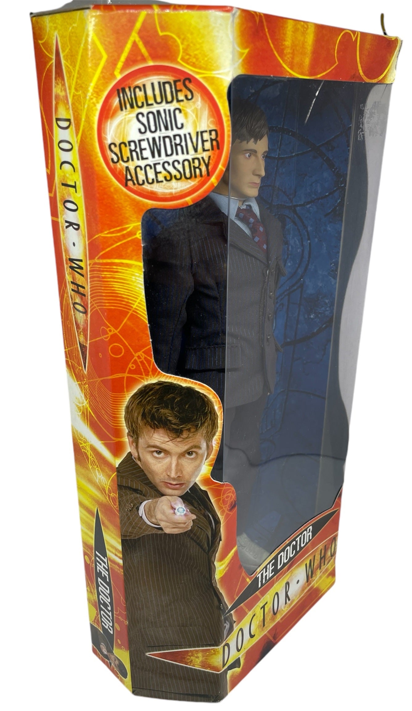 Vintage Characters 2006 Dr Who 12 Inch The 10th Doctor Highly Detailed Action Figure - Factory Sealed Shop Stock Room Find