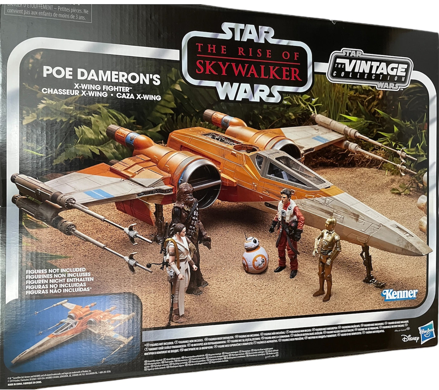 Star Wars 2019 - The Vintage Collection - The Rise Of Skywalker - Poe Dameron X-Wing Fighter Vehicle - New In Sealed Box