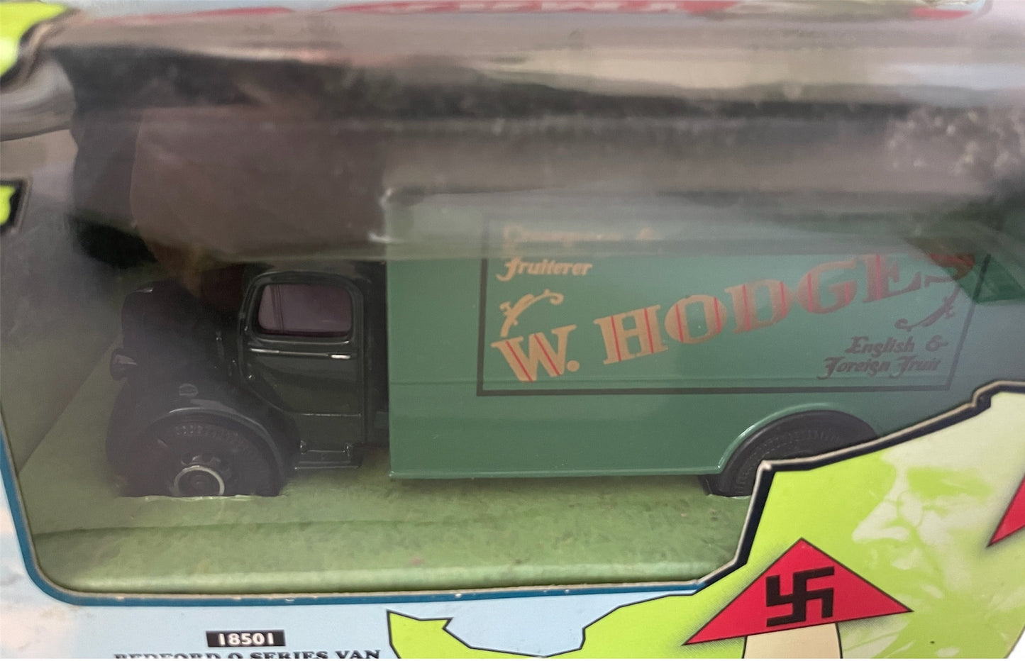 Vintage 2000 Dads Army Corgi Classic's Bedford O Series Van Die Cast Model Vehicle with Hodges Mini White Metal Figure - Brand New Shop Stock Room Find