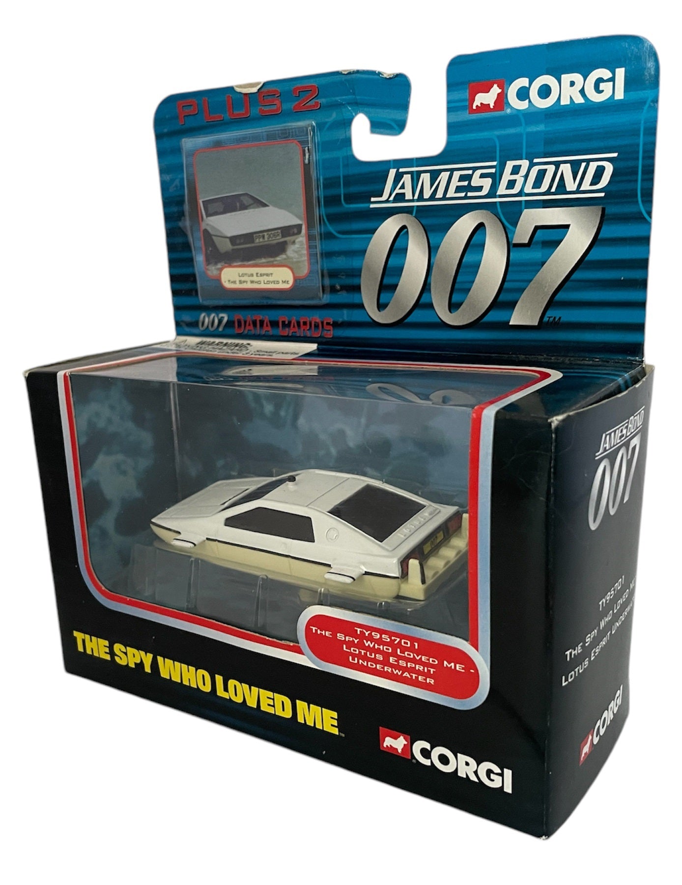 Vintage Corgi 2003 James Bond 007 The Spy Who Loved Me - Lotus Esprit Underwater 1:43 Scale Die-Cast Car Vehicle Replica Number TY95701 Shop Stock Room Find