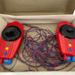 Vintage Merit Ultra Rare 1950's Dan Dare - 2 Way Walkie Talkie Set By J & L Randall Ltd - Cat No. 3100 - Complete In The Original Box