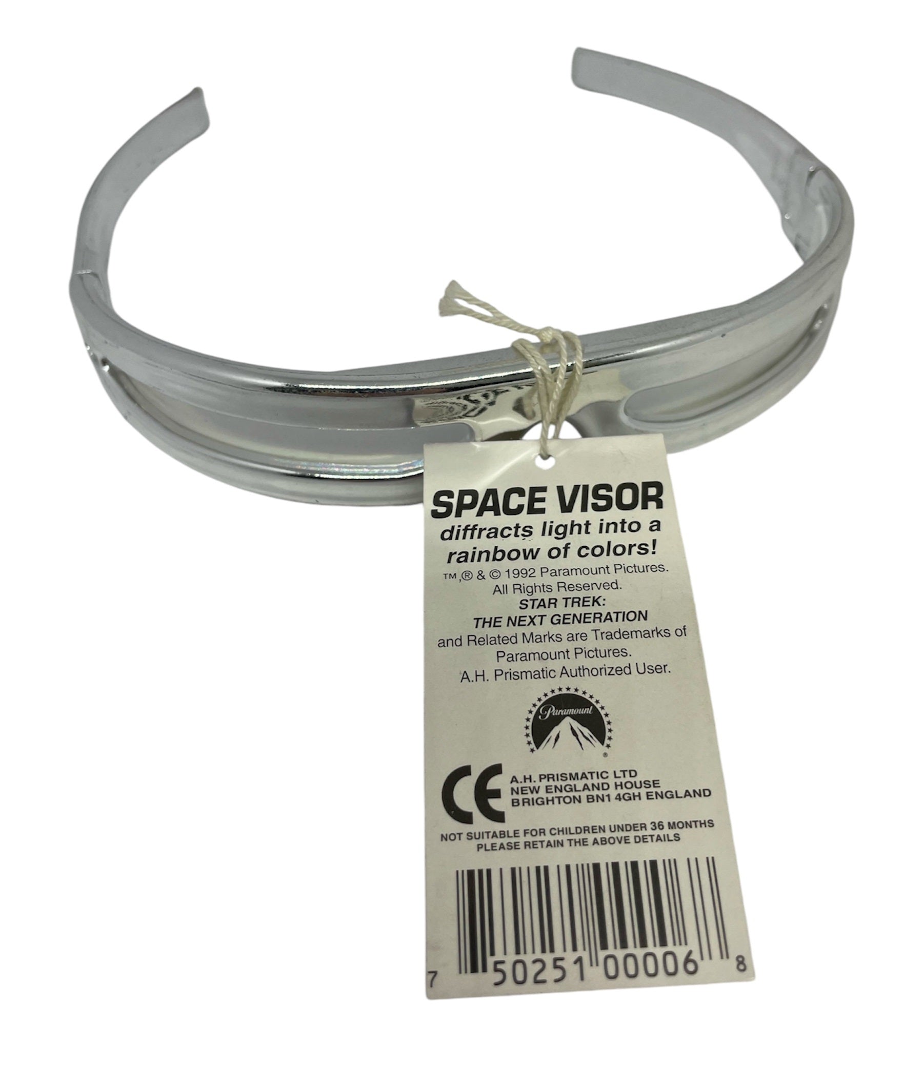 Vintage 1992 Star Trek The Next Generation Space Visor Collector's