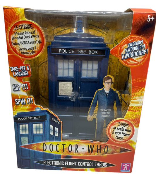 Vintage 2004 Doctor Dr Who Electronic Flight Control Tardis - Shop Stock Room Find