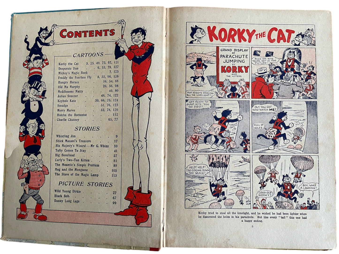 Vintage The Dandy Monster Comic Book Annual 1951