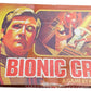 Vintage Parkers 1976 The Six Million Dollar Man Bionic Crisis Board Game - Former Shop Counter Display Item