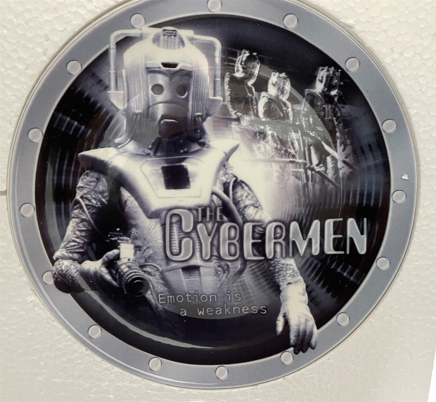 Vintage 1996 Doctor Dr Who - The Cybermen - Emotion Is A Weakness - Limited Edition Collectors Plate. - Shop Stock Room Find