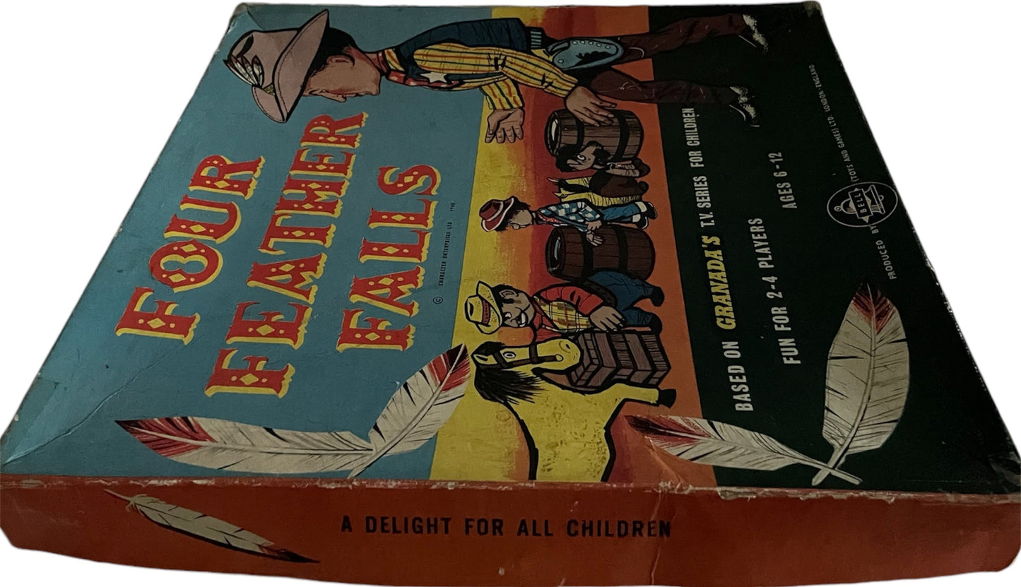 Vintage 1960 Gerry Andersons Four Feather Falls Board Game - Very Good Condition and Complete In The Original Box