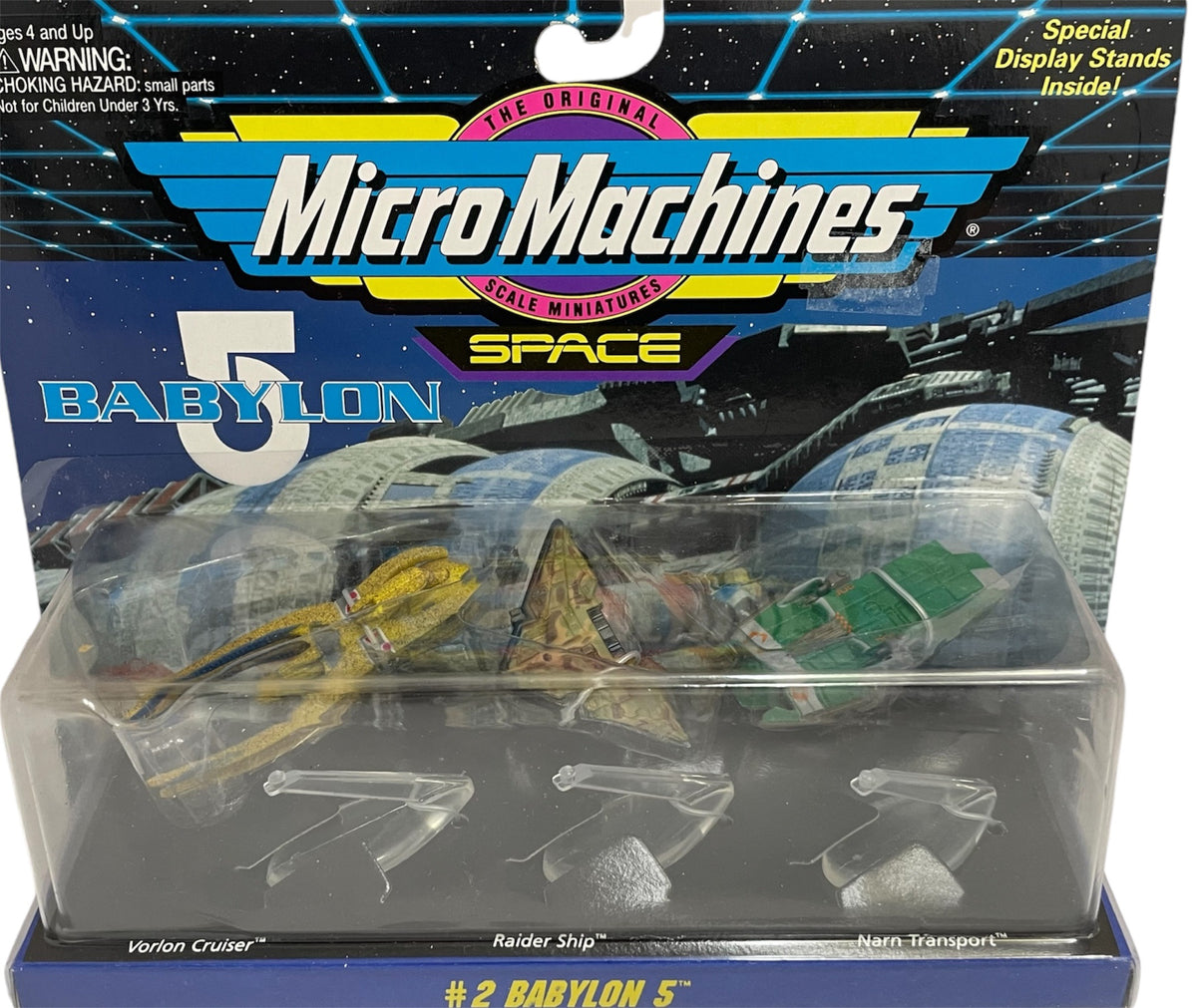 Micro Machine Collection Display Vintage 1994 Babylon 5 Micro Machines Collection 2 Space Star Ships Li ...