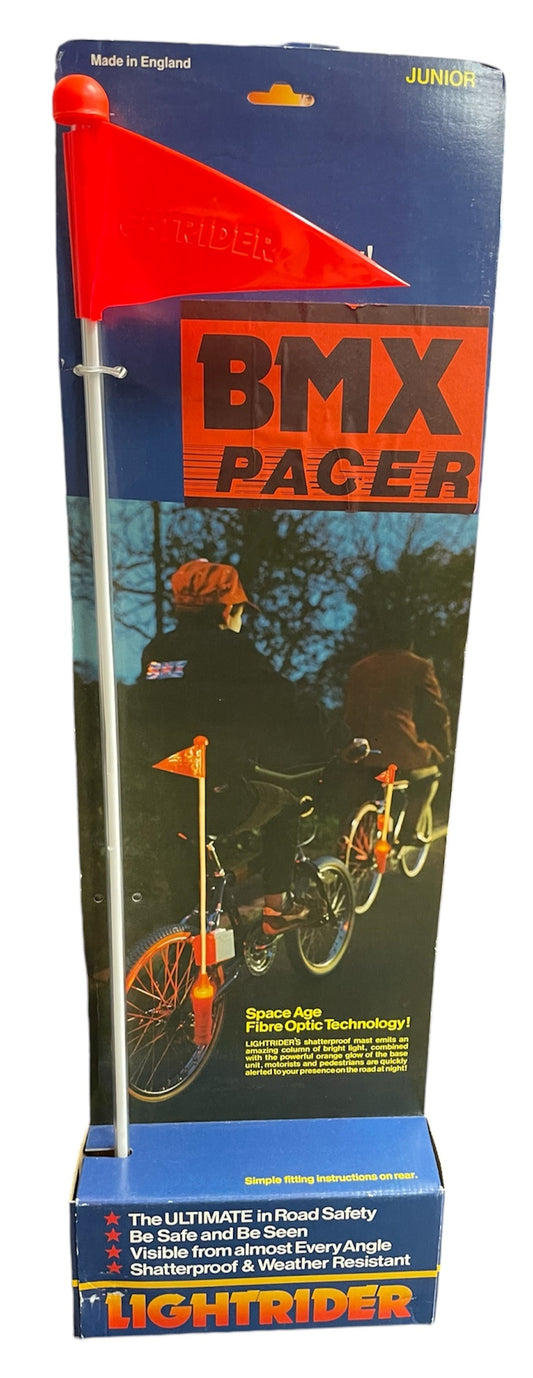 BMX Pacer Junior Light Rider Space Age Fibre Optic Night Light For Push Bikes And Cyclists - Brand New Shop Stock Room Find