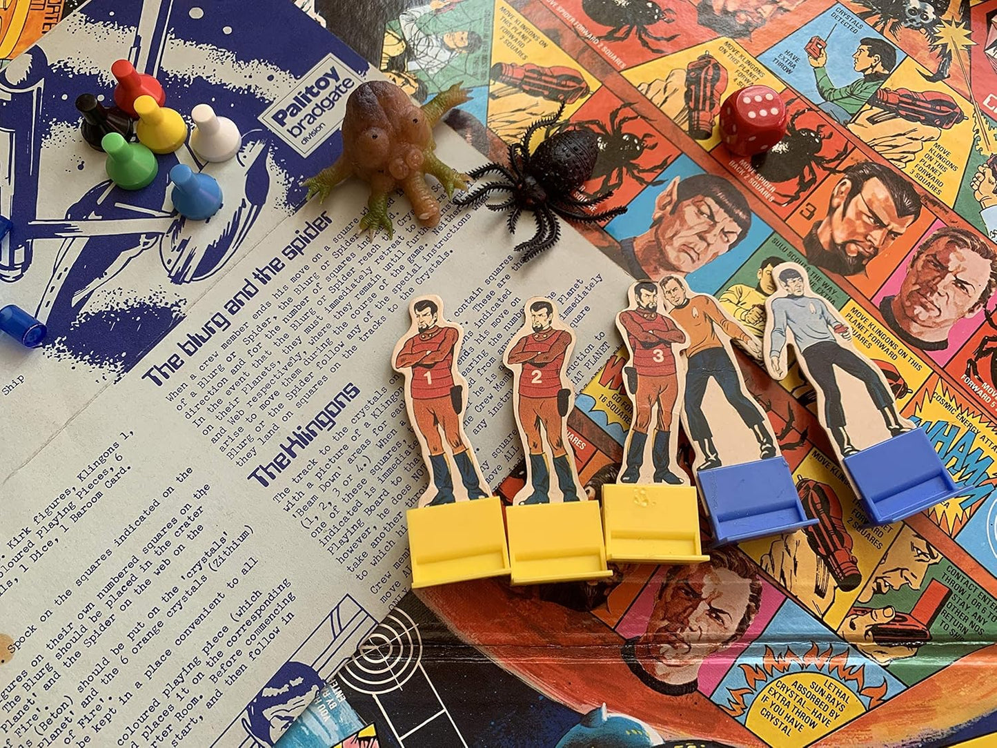Vintage 1975 The Original Series Star Trek Game - An Action Packed Board Game Foe 2 - 6 Players By Palitoy Broadgate - In The Original Box
