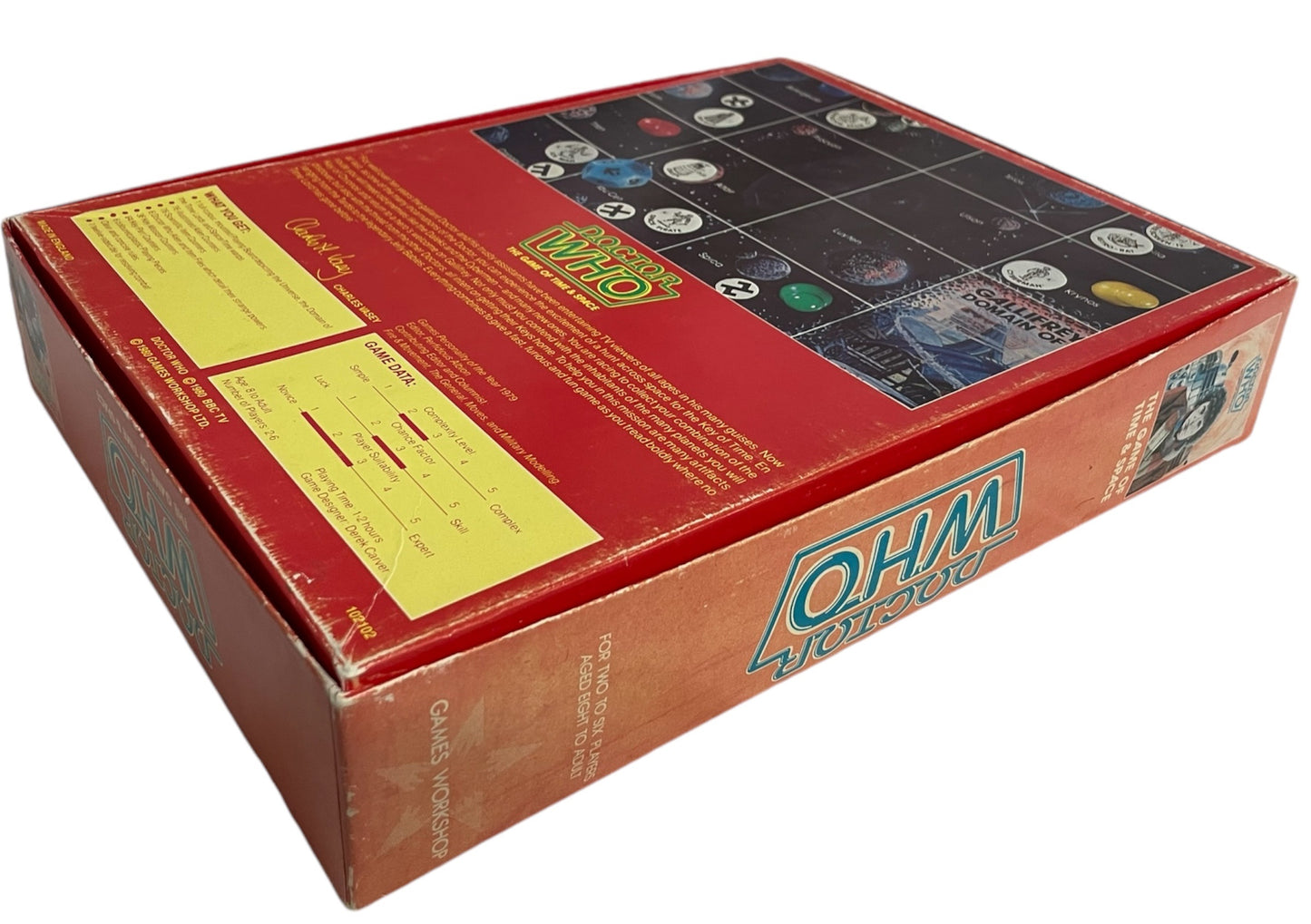 Vintage 1980 Doctor Dr Who The Game Of Time And Space Board Game - Fantastic Condition 100% Complete In The Original Box