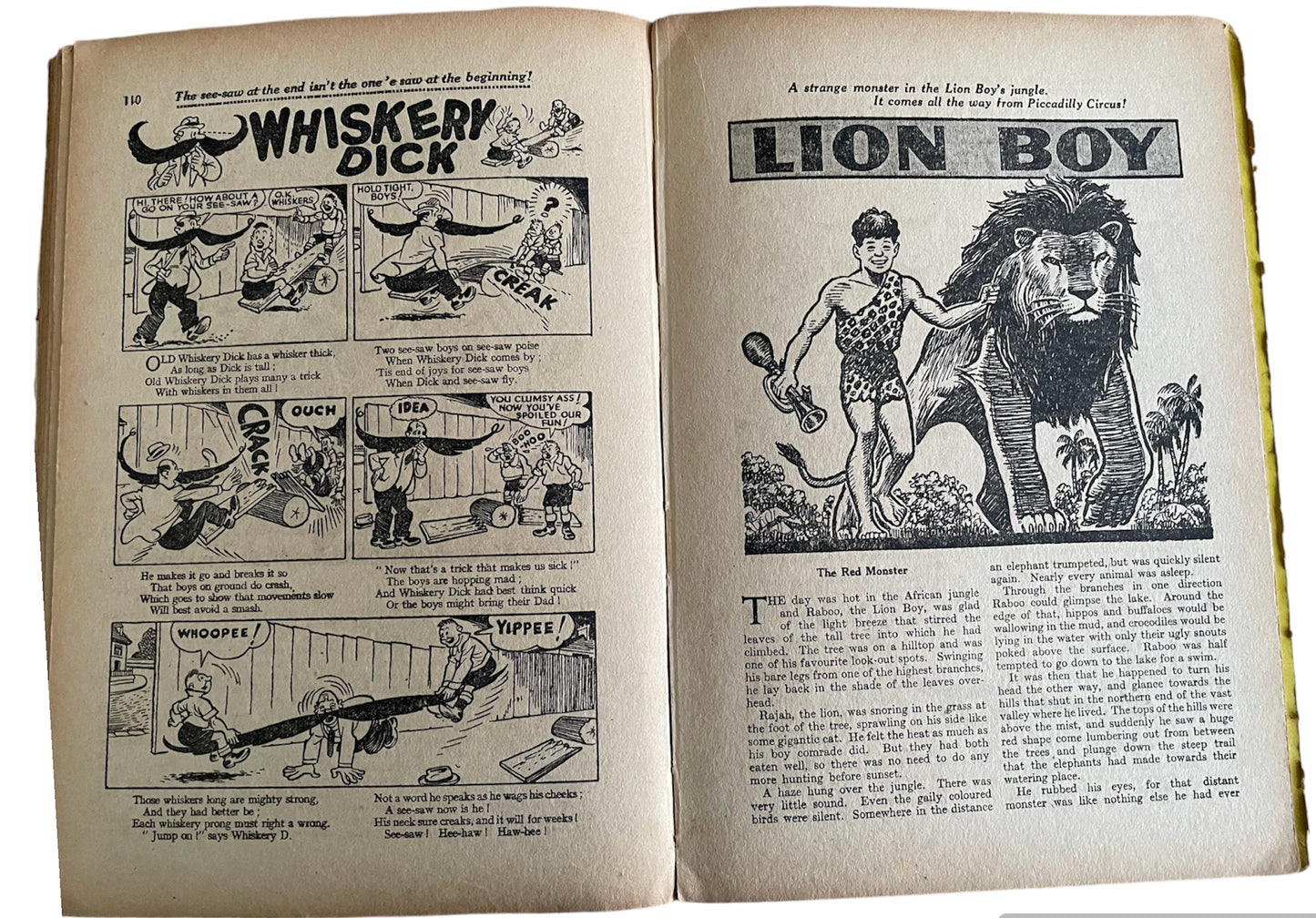 Vintage The Dandy Monster Comic Book Annual 1952 (1951)