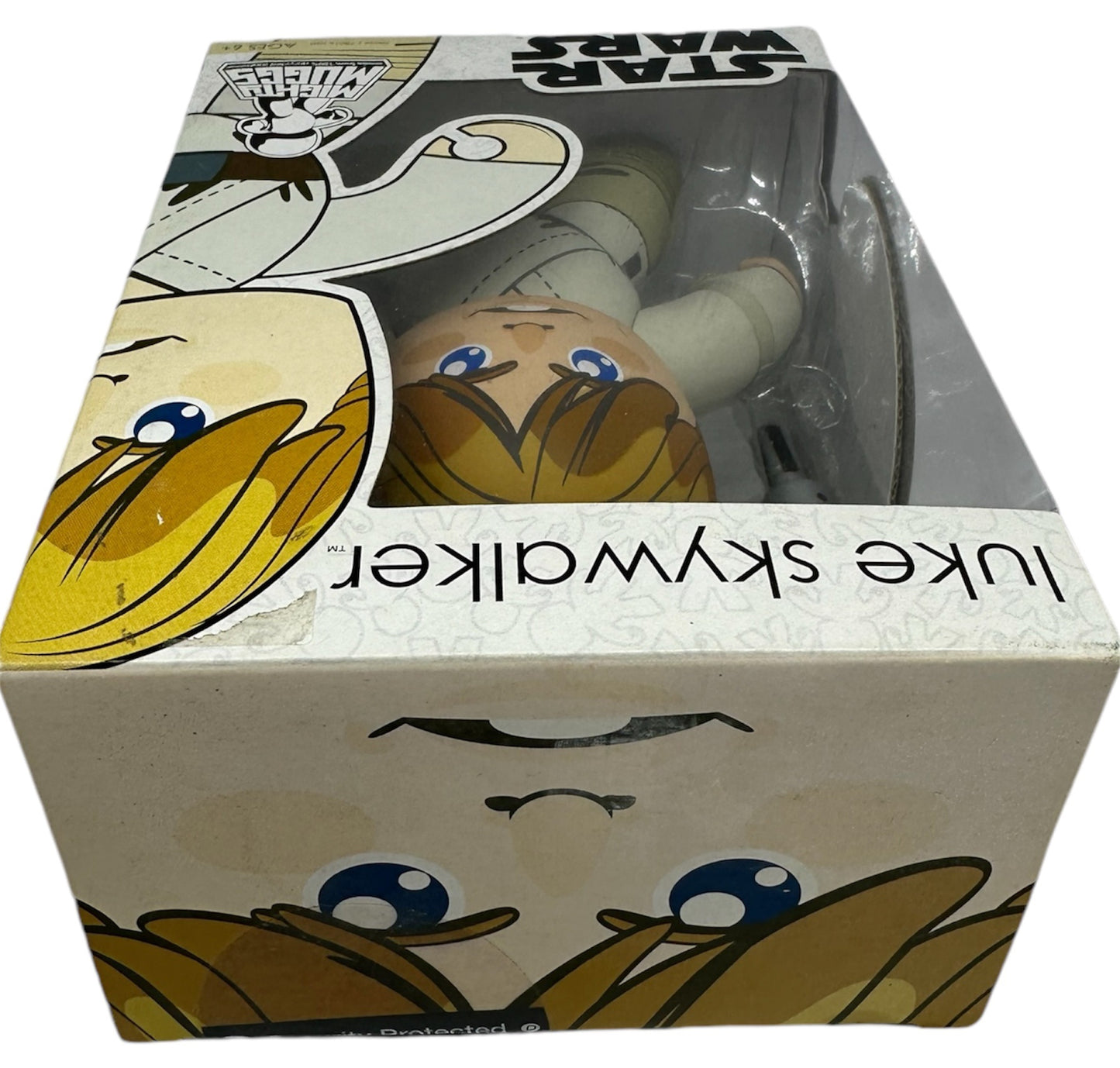 Vintage 2008 Star Wars The Original Trilogy Luke Skywalker Mighty Muggs 6 Inch Vinyl Figure - Brand New Factory Sealed Shop Stock Room Find