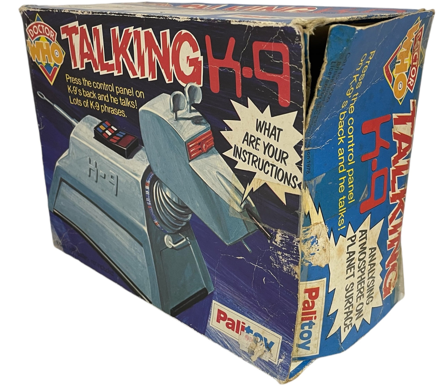 Vintage Palitoy 1978 Doctor Dr Who Talking K-9 Complete And Working - In The Original Box 1978