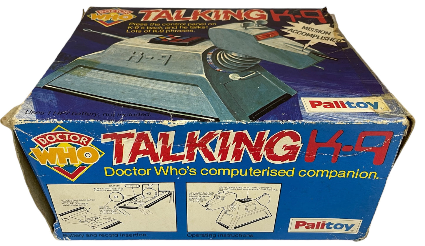 Vintage Palitoy 1978 Doctor Dr Who Talking K-9 Complete And Working - In The Original Box 1978