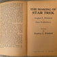 Vintage 1973 The Making Of Star Trek - The Book On How To Write For TV By Stephen E Whitfield And Gene Roddenberry