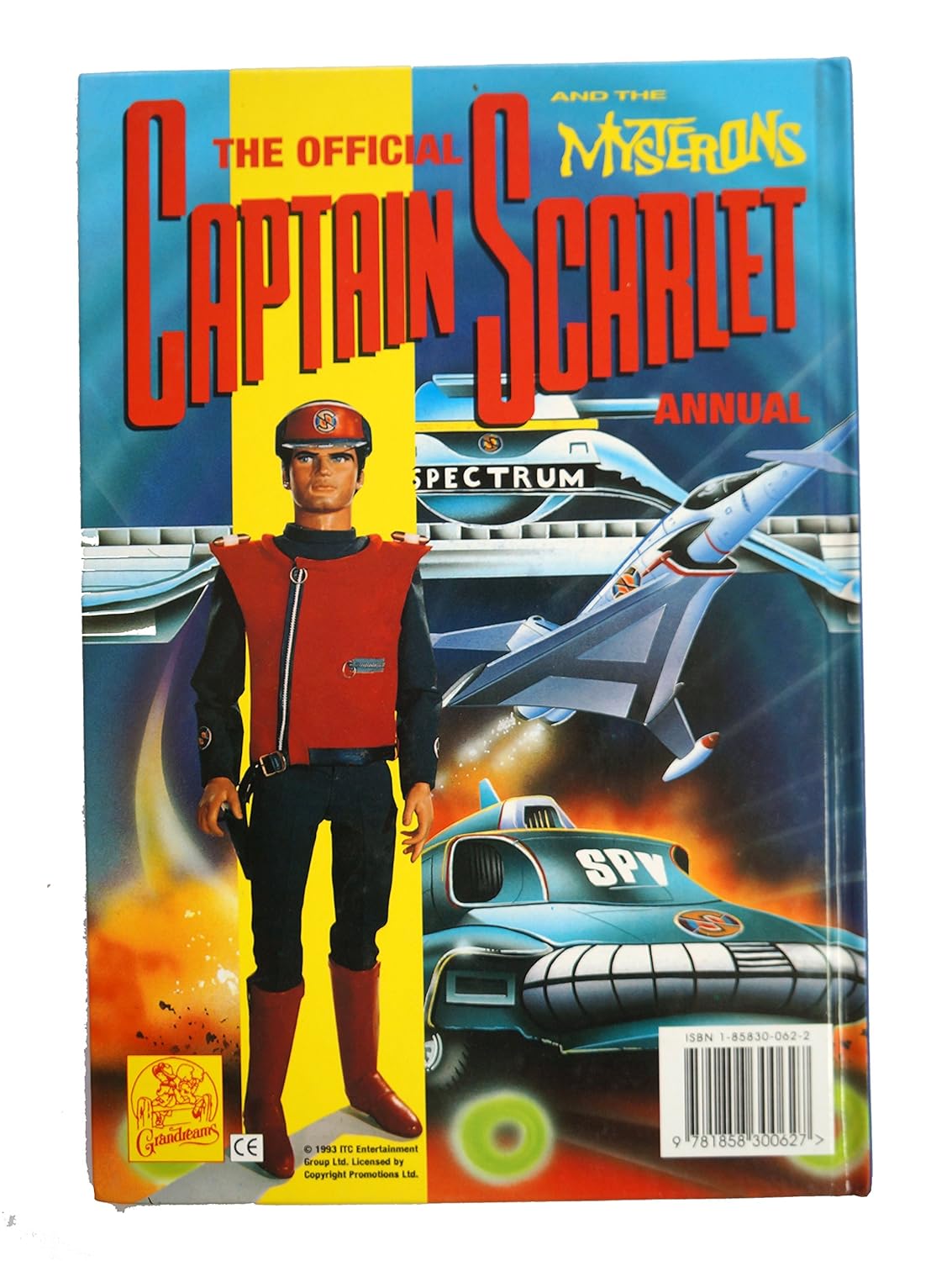 Vintage Grandreams1993 Gerry Andersons The Official Captain Scarlet And The Mysterons Annual 1994 - Brand New Shop Stock Room Find