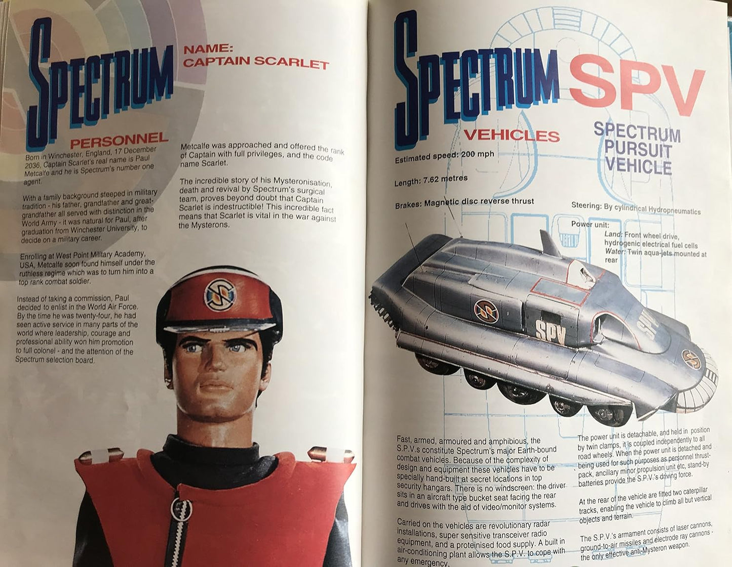 Vintage Grandreams1993 Gerry Andersons The Official Captain Scarlet And The Mysterons Annual 1994 - Brand New Shop Stock Room Find