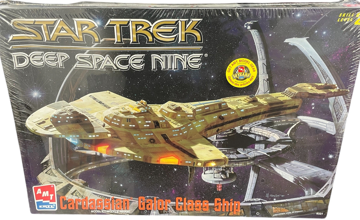 Vintage AMT/ERTL 1997 Star Trek Deep Space Nine Cardassian Galor Class ...