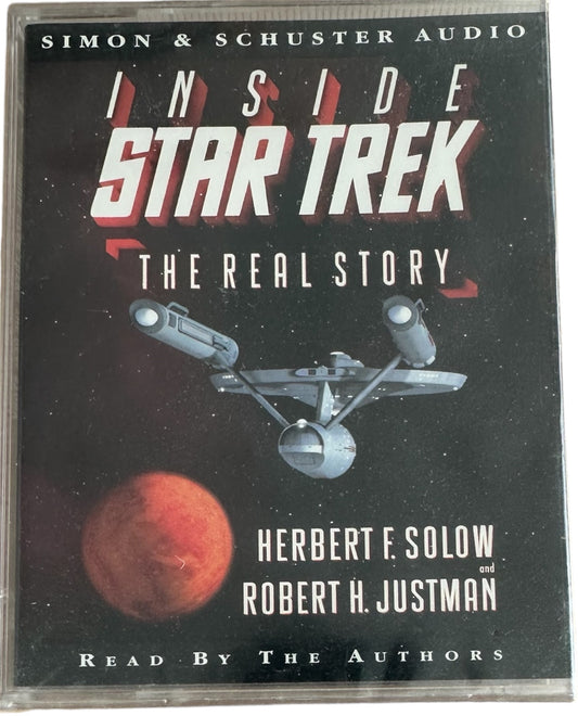 Vintage 1996 Inside Star Trek The Real Story Double Audio Cassette Read By Authors Herbert F Solow And Robert H Justman - Former Shop Stock