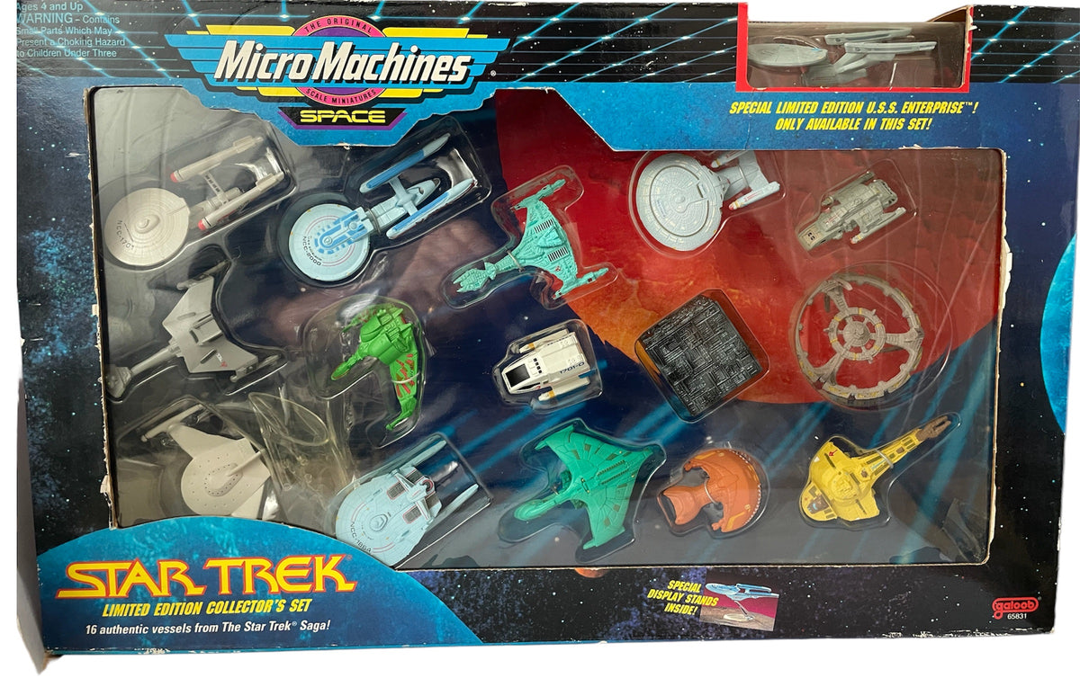 Vintage 1993 Star Trek Micro Machines Space Star Ships Limited 