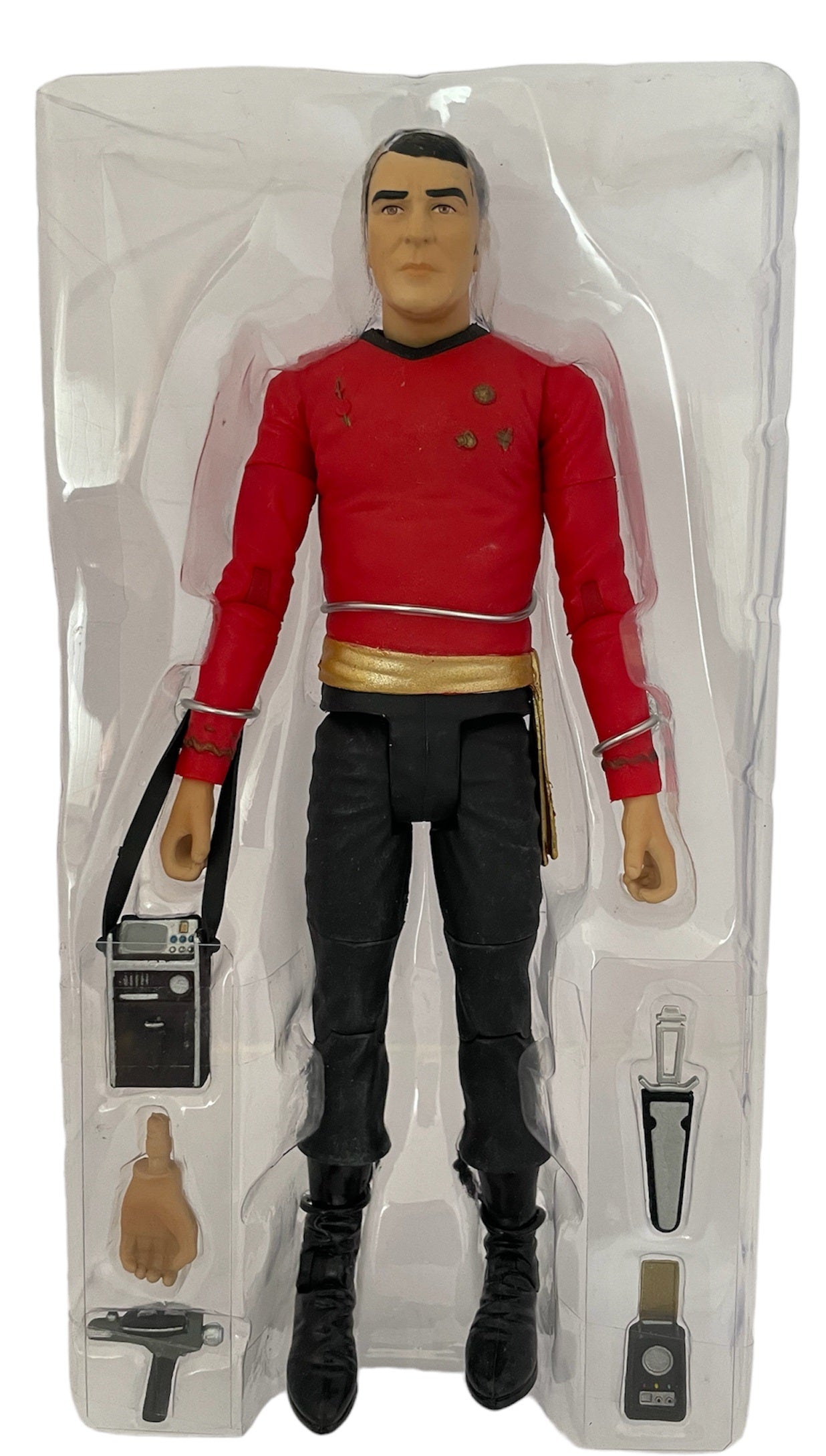 Vintage 2004 Art Asylum Star Trek The Original Series Special Commemorative Edition Mirror Universe Mr Scott Scotty Action Figure - Brand New Shop Stock Room Find