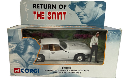 Vintage 2002 Corgi The Return Of The Saint Jaguar XJS Diecast Model Vehicle No. CC00301 - Shop Stock Room Find