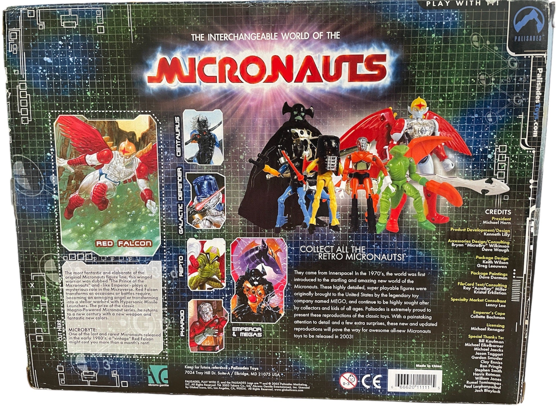 ネットオフ 送料得店  赤［ミクロマン MEMBROS メンブロス 海外版 進ん マイクロノーツ ミクロマン