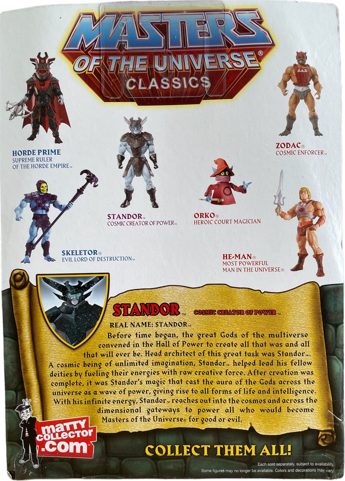 Vintage 2013 Masters MOTU Of The Universe Classics - Standor 