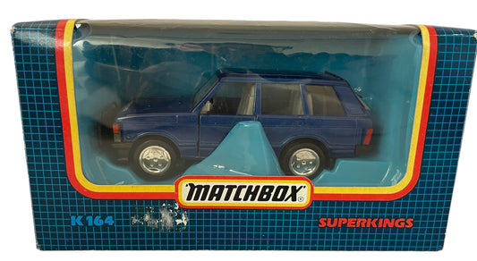 Vintage 1990 Matchbox Superkings Die-Cast No. K164 Range Rover Replica Car Model Vehicle - In Original Box Shop Stock Room Find
