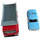 Vintage 1978 Dinky Toys Set No. 240 - Dinky Way Road System Diecast Vehicle Set - Includes Over 20 Feet Of Model Roads, 20 Traffic Signs, AA Service Van, Triumph TR7, Police Mini &amp; Dumper Truck - Mint Condition Unsold Shop Stock