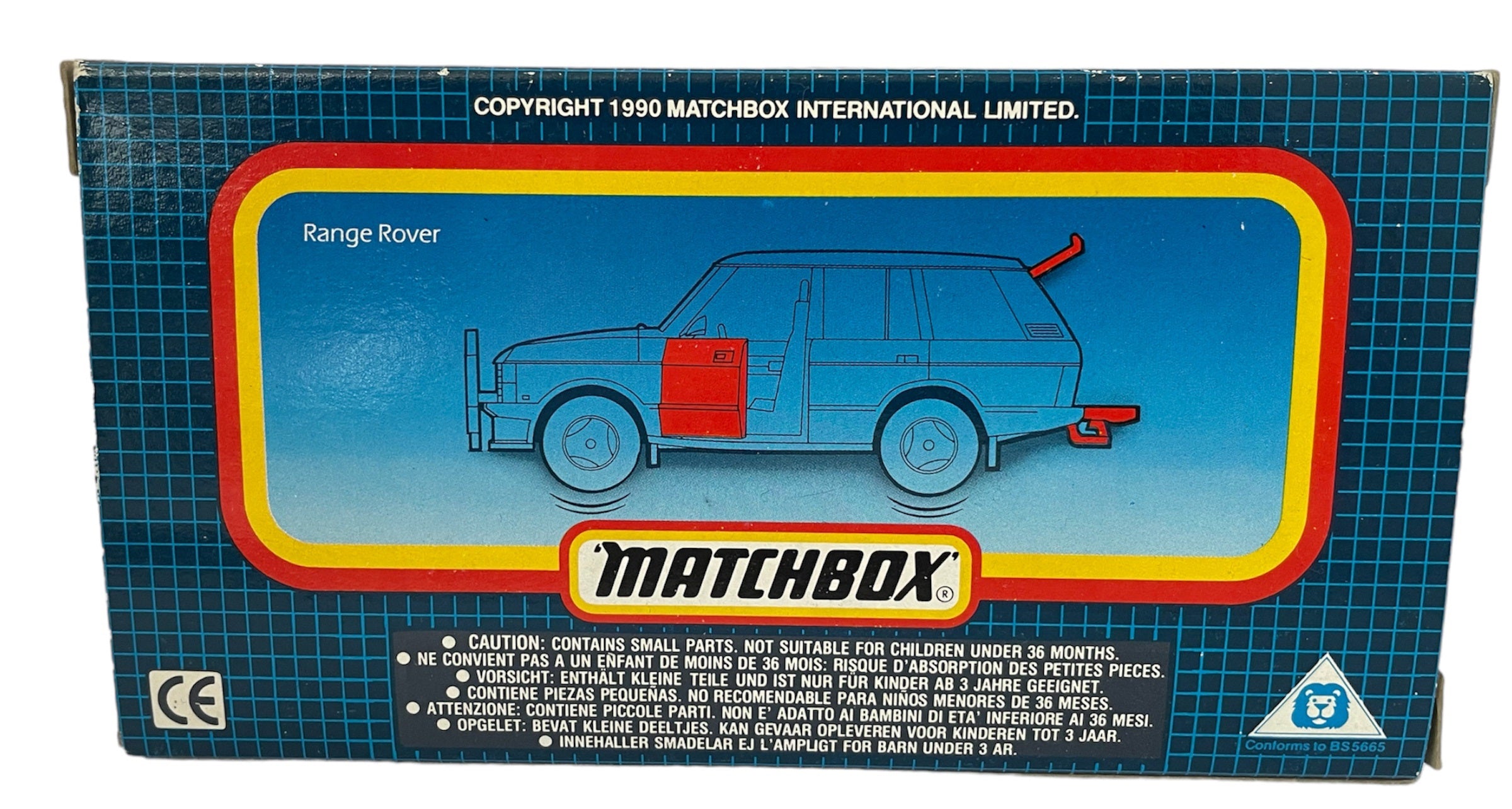 Vintage 1990 Matchbox Superkings Die-Cast No. K164 Range Rover
