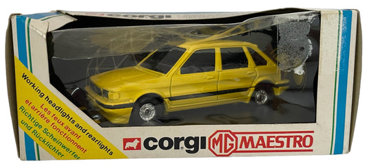 Vintage 1983 Corgi Die-Cast Vehicle No. 1009 - 1:36 Scale Austin Rover Group MG Maestro Fantastic Condition In The Original Box