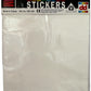Vintage 1999 Gerry Andersons Thunderbirds - International Rescue Vinyl Sticker Set - Dekkertoys Ltd 1999 - Shop Stock Room Find.